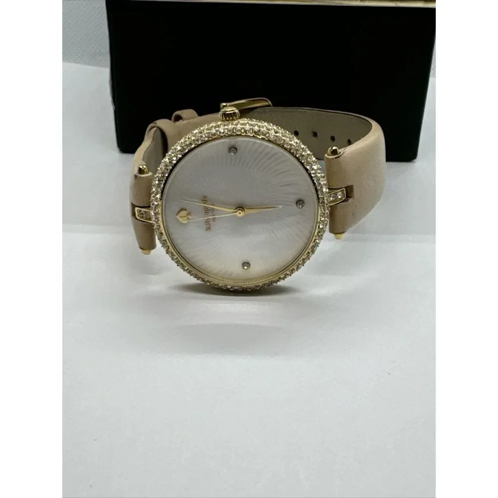 Kate Spade New York Eldridge KSW1013 Women's Leather Analog Dial Watch JNA153